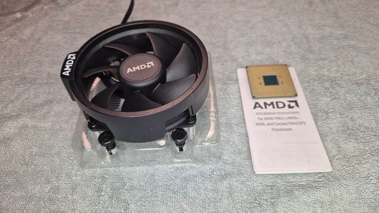 Processador AMD Ryzen 5 3600 (AM4) na caixa com cooler - Foto 3