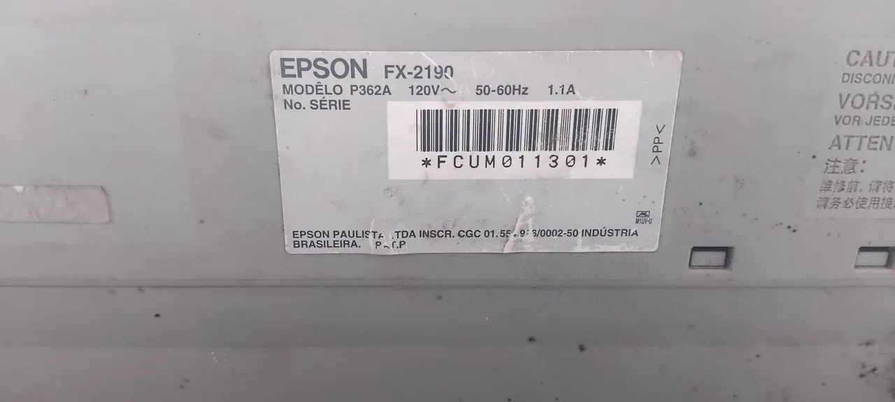 Impressora epson fx2190 para retirada de peças - Foto 3