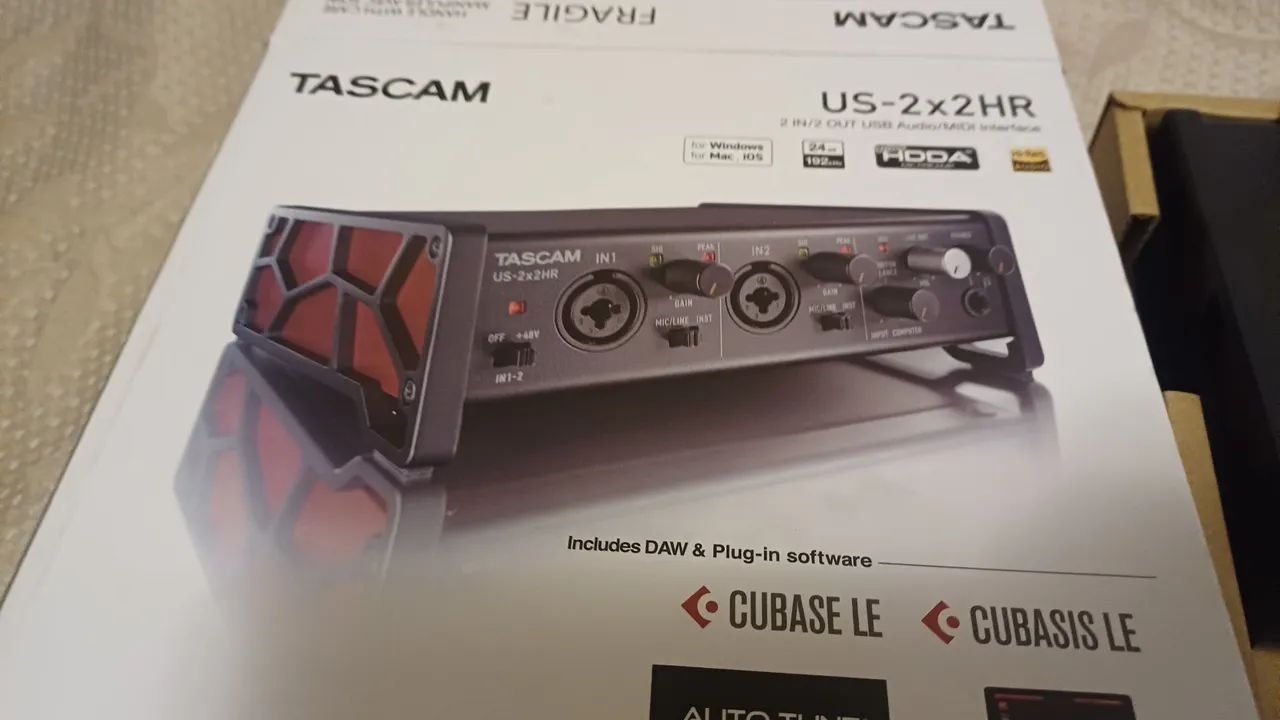 TASCAM Interface de áudio US 2X2HR ZERO
