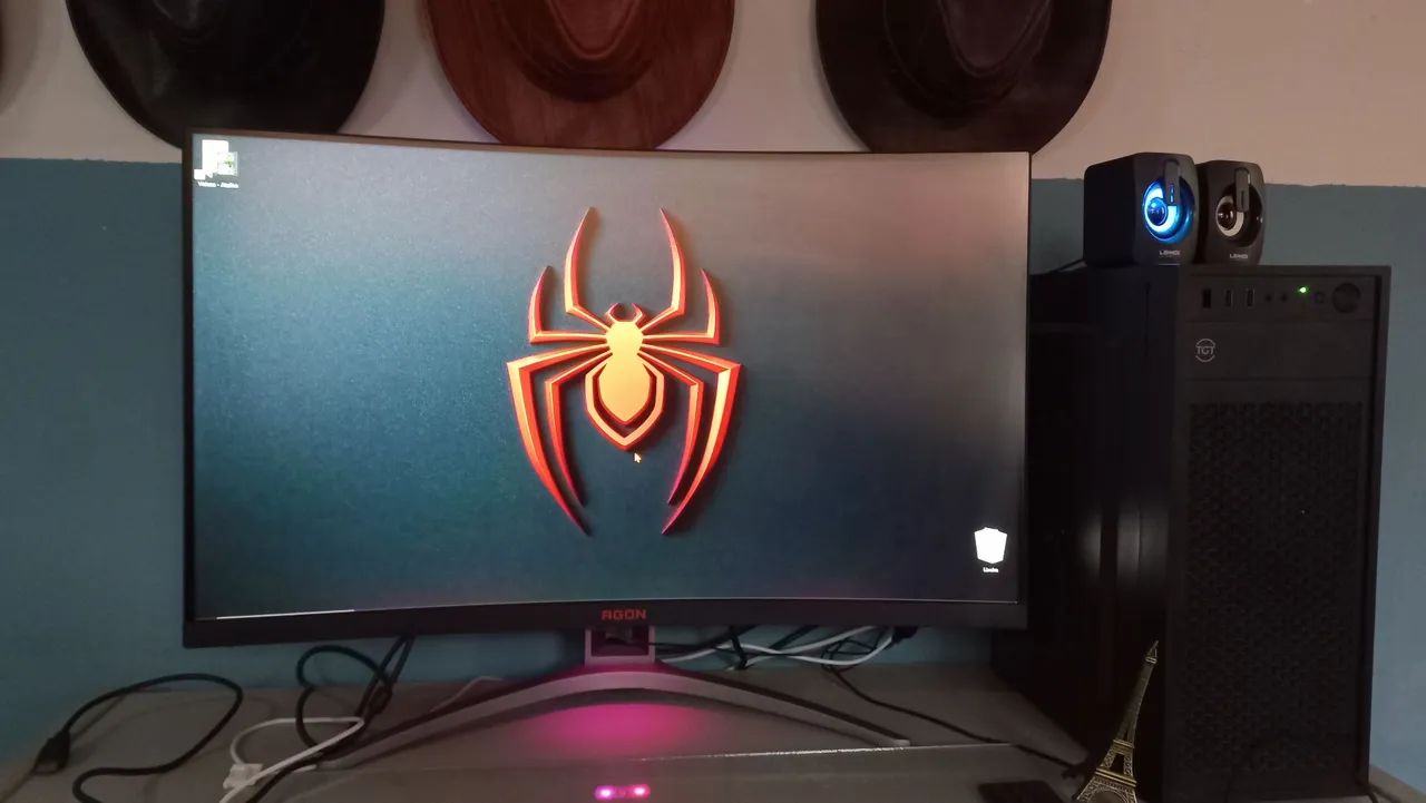 Monitor 32 Polegadas agon da AOC 165Hz Curvo Gamer - Impecável! - Foto 4