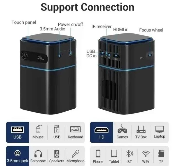 Mini Projetor SMART 4k 130" - Foto 2