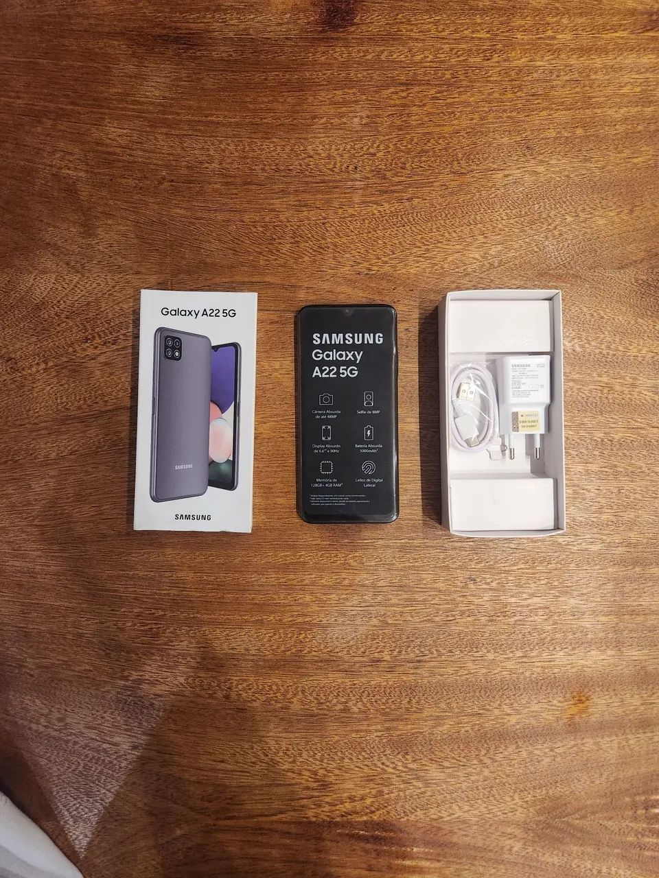 Celular Samsung Galaxy A22 128gb Câmera 48mp 6.4'' - NOVO