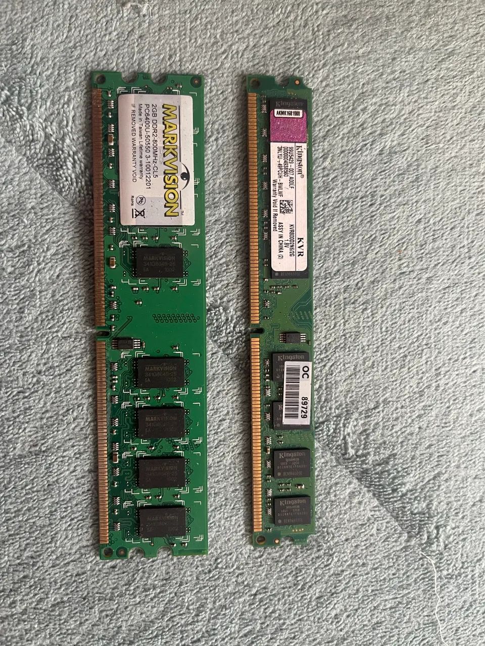 Memória ram 2x2 ddr2