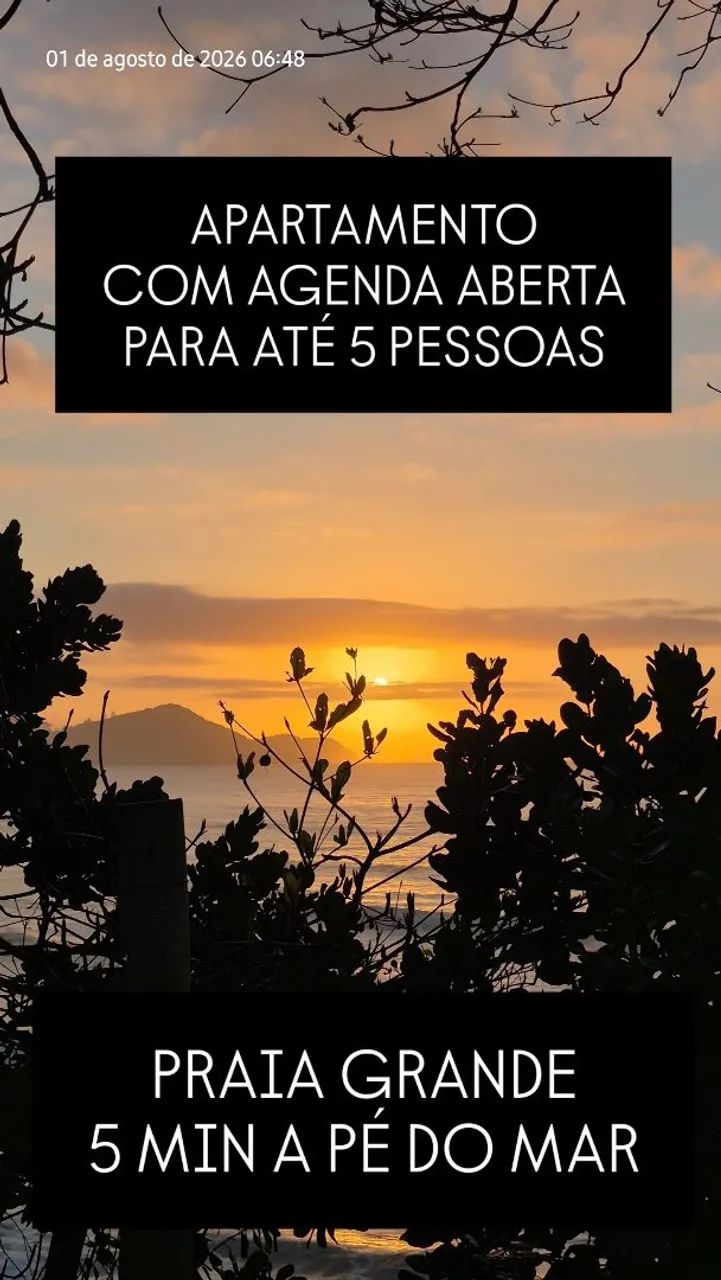 Apê pé na Praia Grande - Foto 5