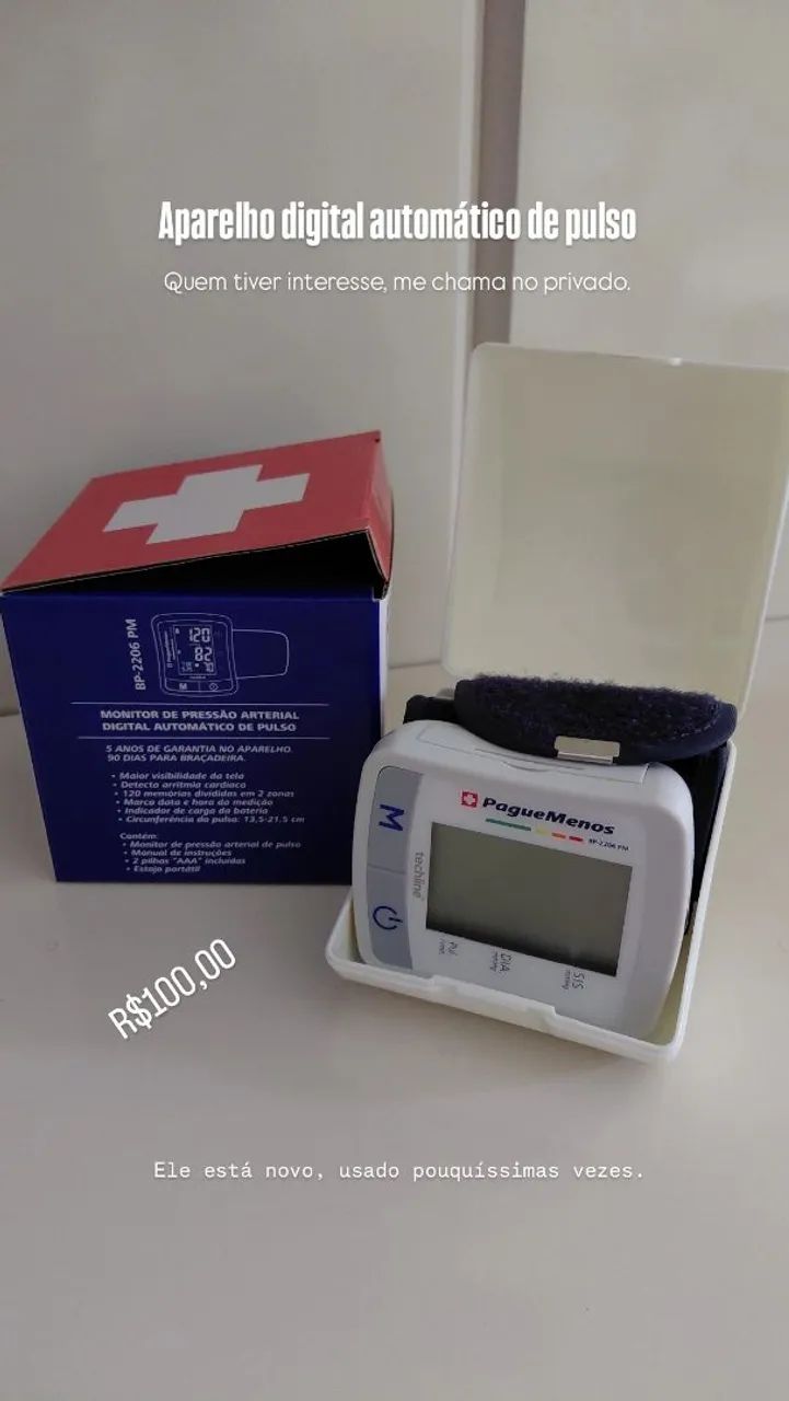 APARELHO DIGITAL AUTOMÁTICO DE PULSO