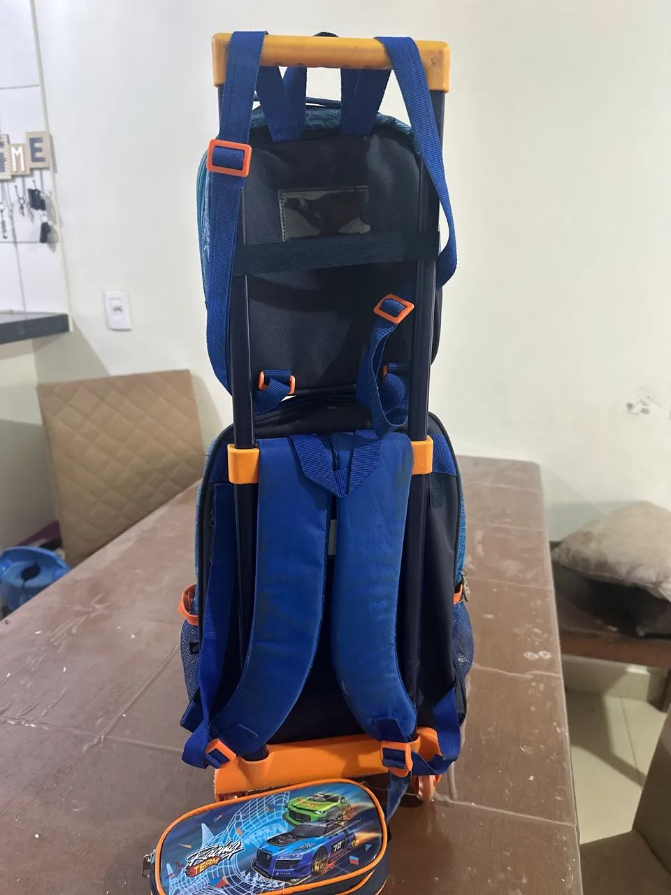 Mochila escolar carrinho  - Foto 3
