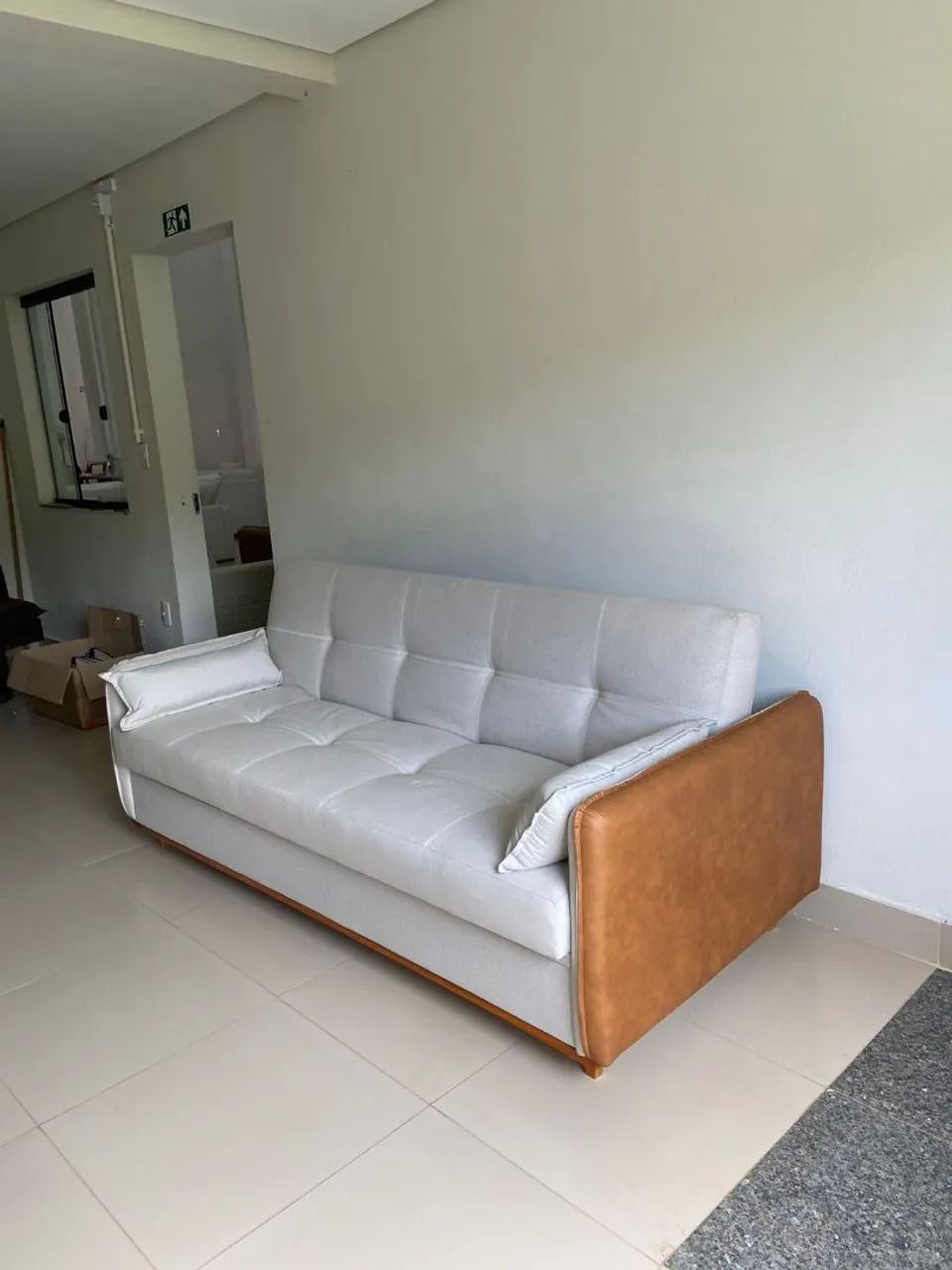 Sofá Cama em linho - DIRETO DA FÁBRICA  - Foto 3