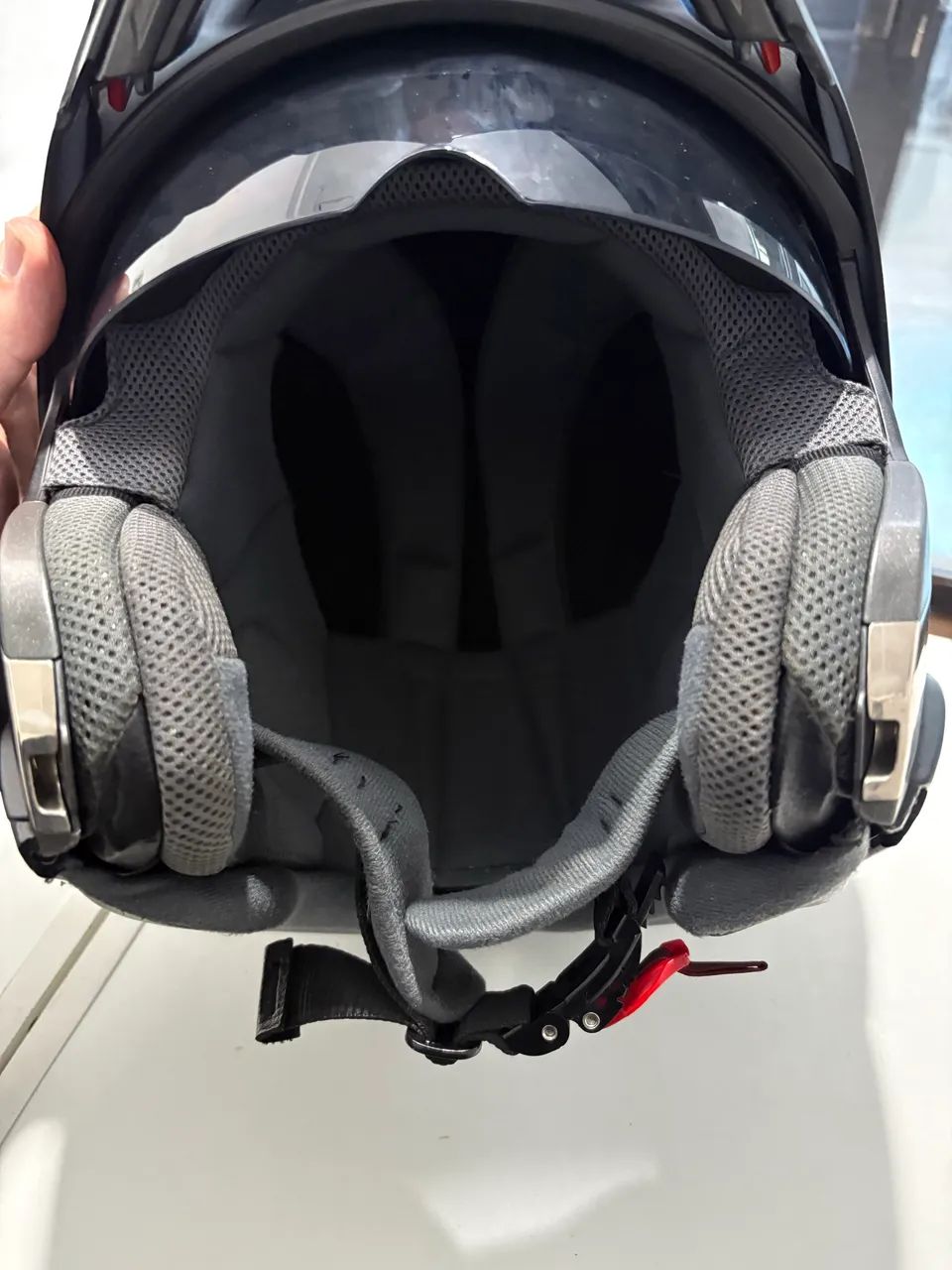 Capacete robocop shark openline - Foto 4