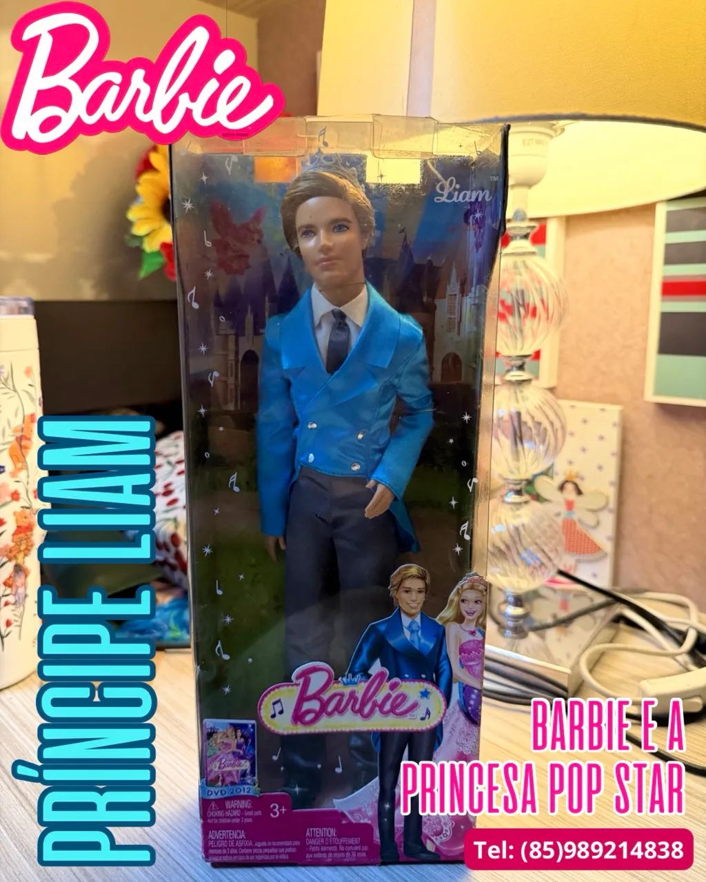 激レア　BOY KEN ONE FAMILY Ken Barbie e a Princesa Pop Star (Liam) - Brinquedos e Jogos