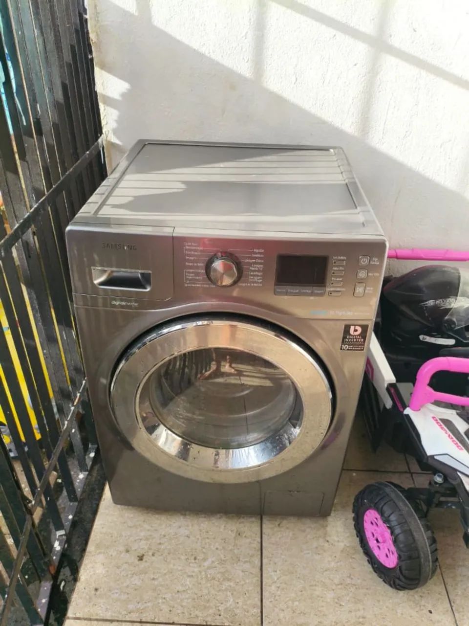 Vendo lava e seca Samsung semi nova - Foto 3