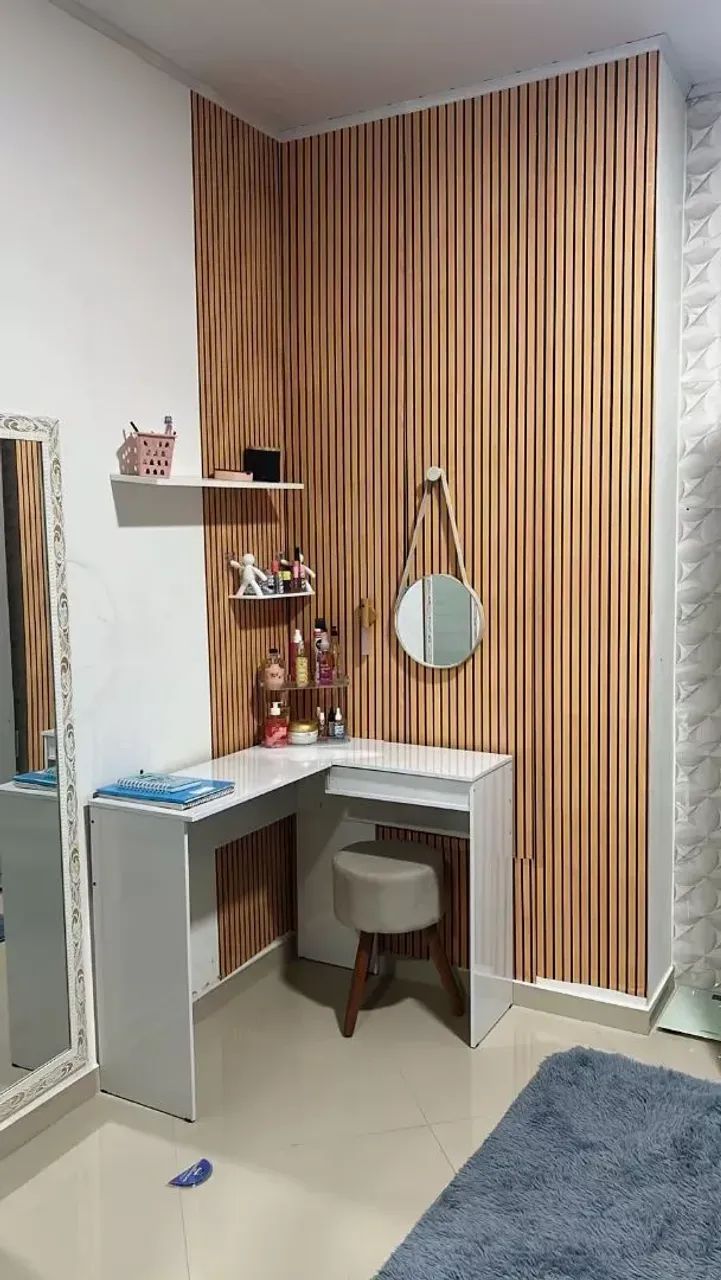 PENTEADEIRA / ESCRIVANINHA EM L COM ESPELHO ? NOVA NA CAIXA - Foto 2