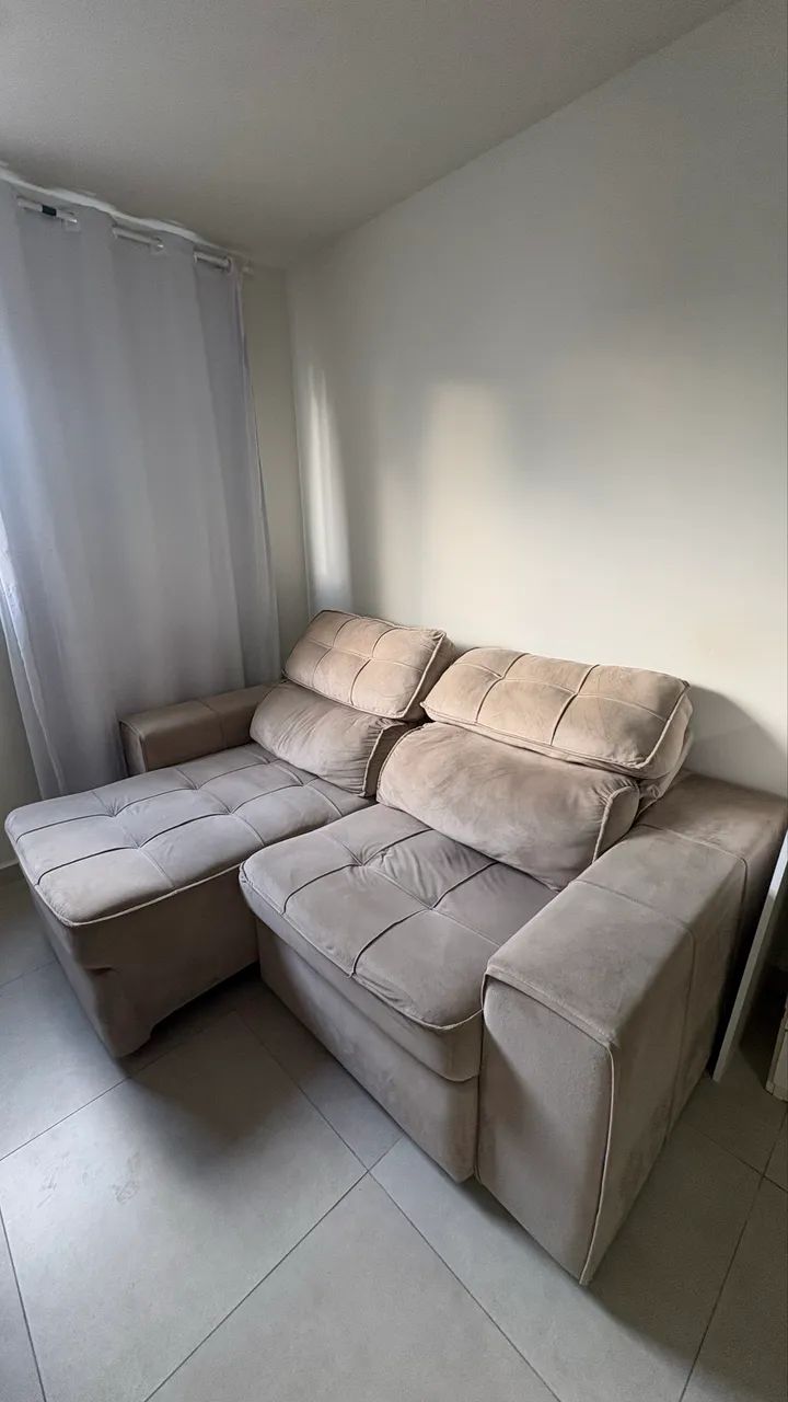 Sofá retratil 3 lugares  - Foto 2