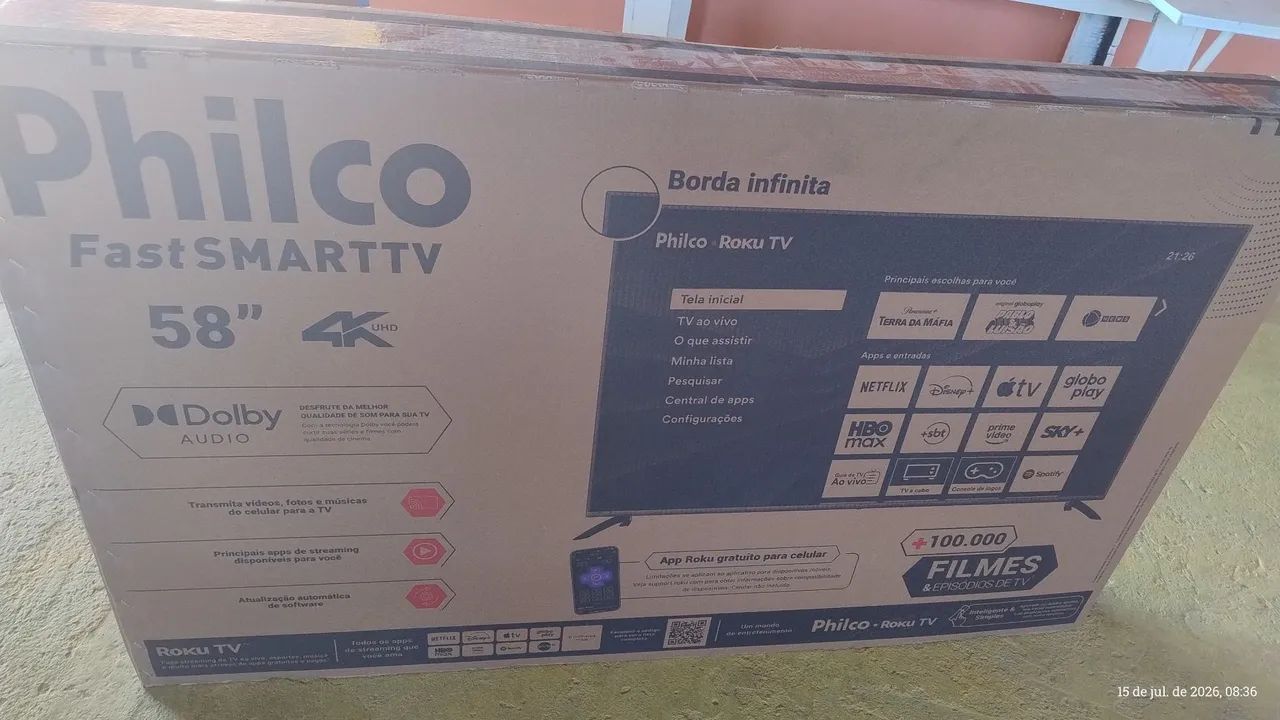 Caixa de tv vazia de 58 polegadas  - Foto 2
