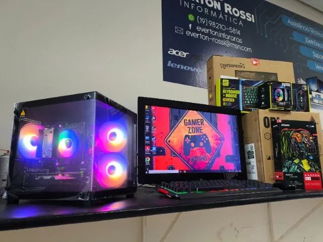 PC GAMER NOVO COMPLETO COM GARANTIA - Foto 4
