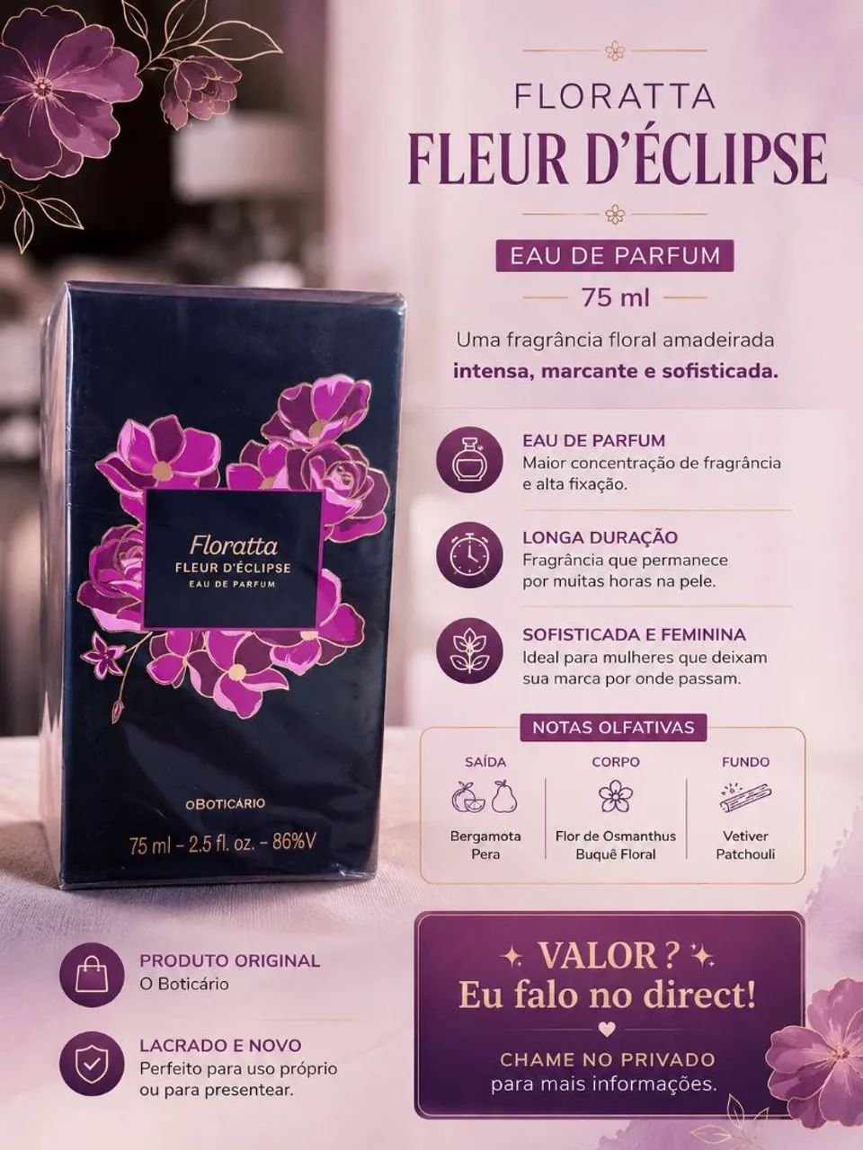Vendo perfume Floratta Fleur d'Éclipse 