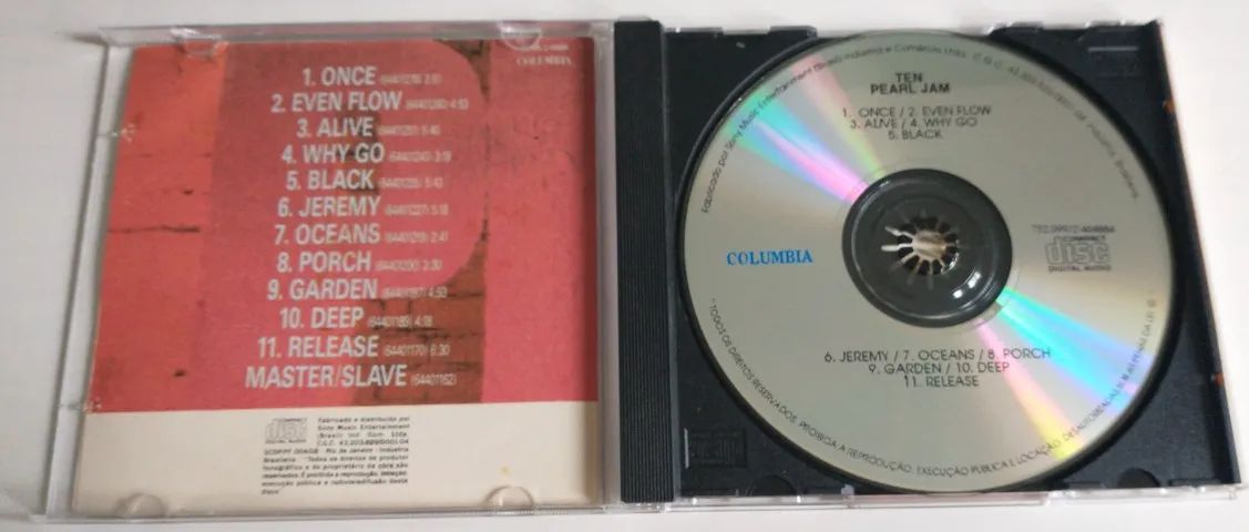 CD Pearl Jam - "Ten" - Original - Usado  + Encartes Completos - Testado  - Foto 5