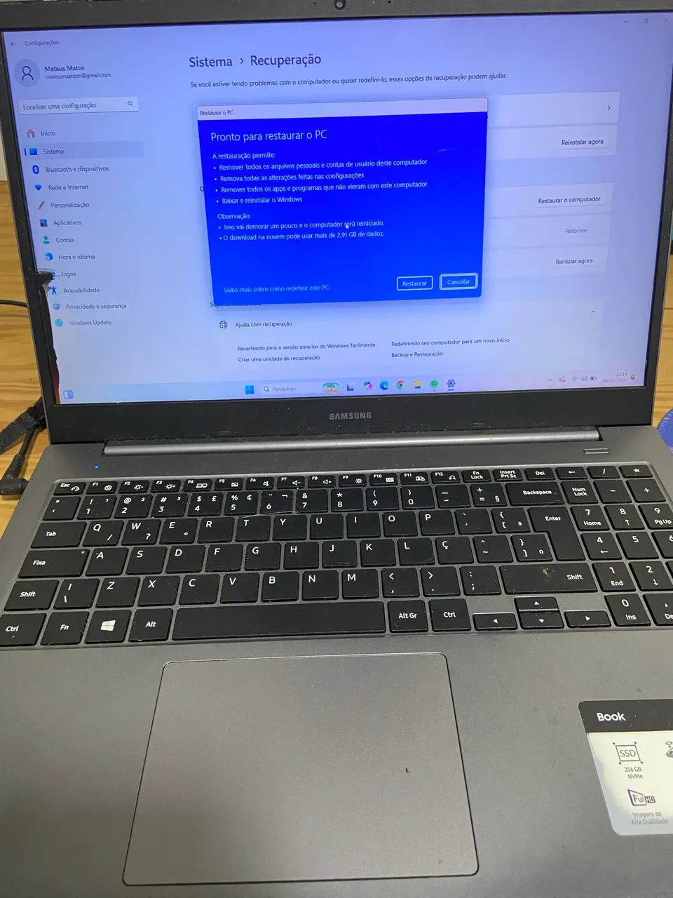 Samsung Book i3 (11ª Geração)