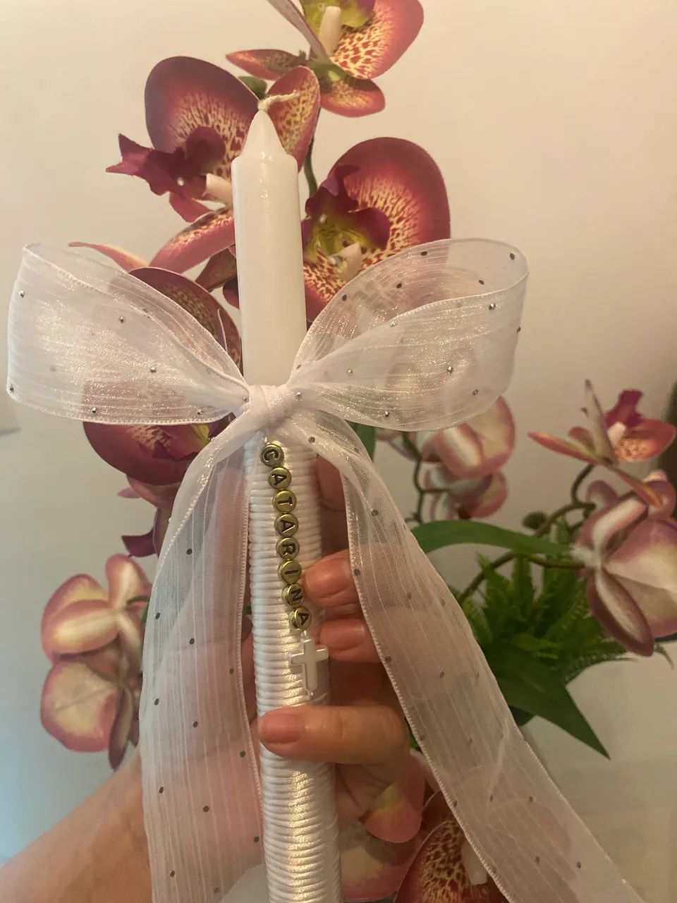 Vela personalizada para batizado  - Foto 2