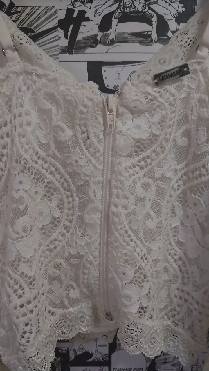 Cropped de renda - Foto 4