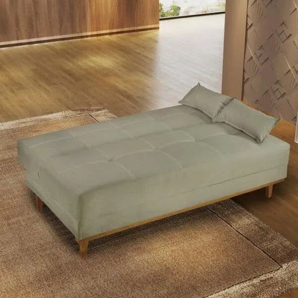 Sofá cama Madrid na cor bege - Foto 2