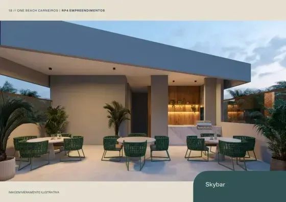 TAMANDARÉ - Studio com 20 m² a 100 m da praia de Campas com lazer completo - Foto 3