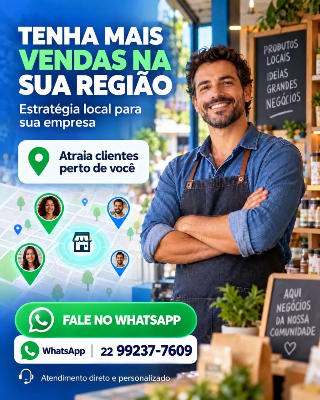 Consiga mais clientes para sua loja