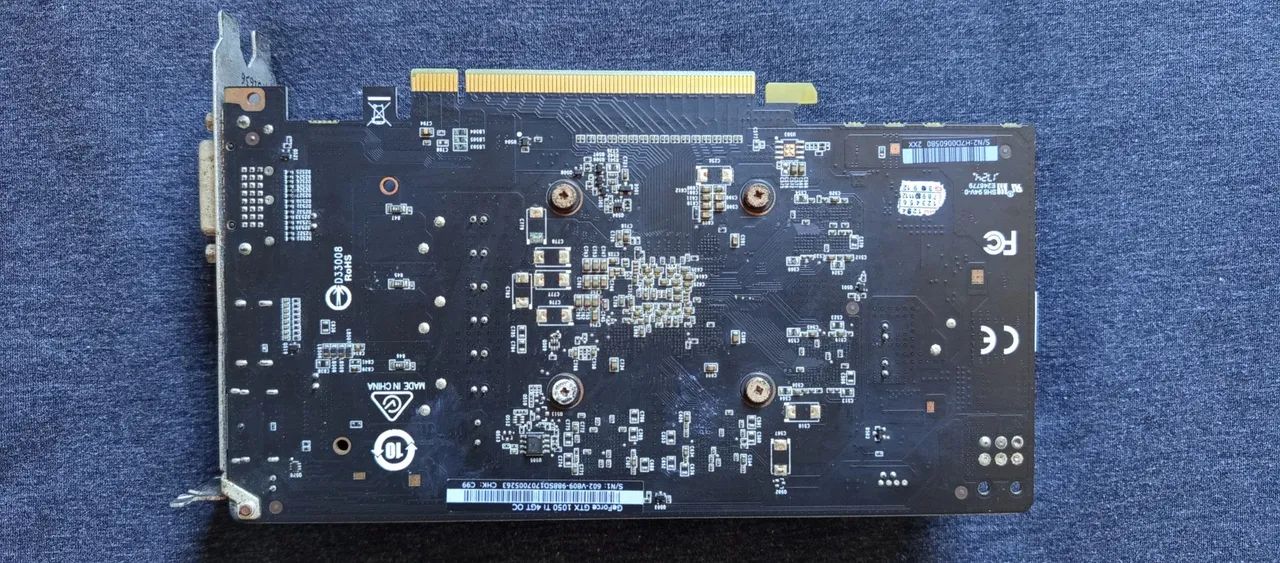 Placa de vídeo GTX 1050Ti MSI (DEFEITO)