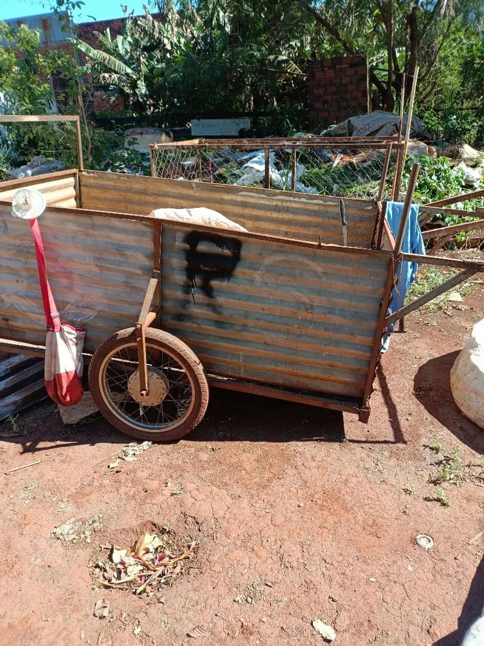 carrinho de reciclagem 