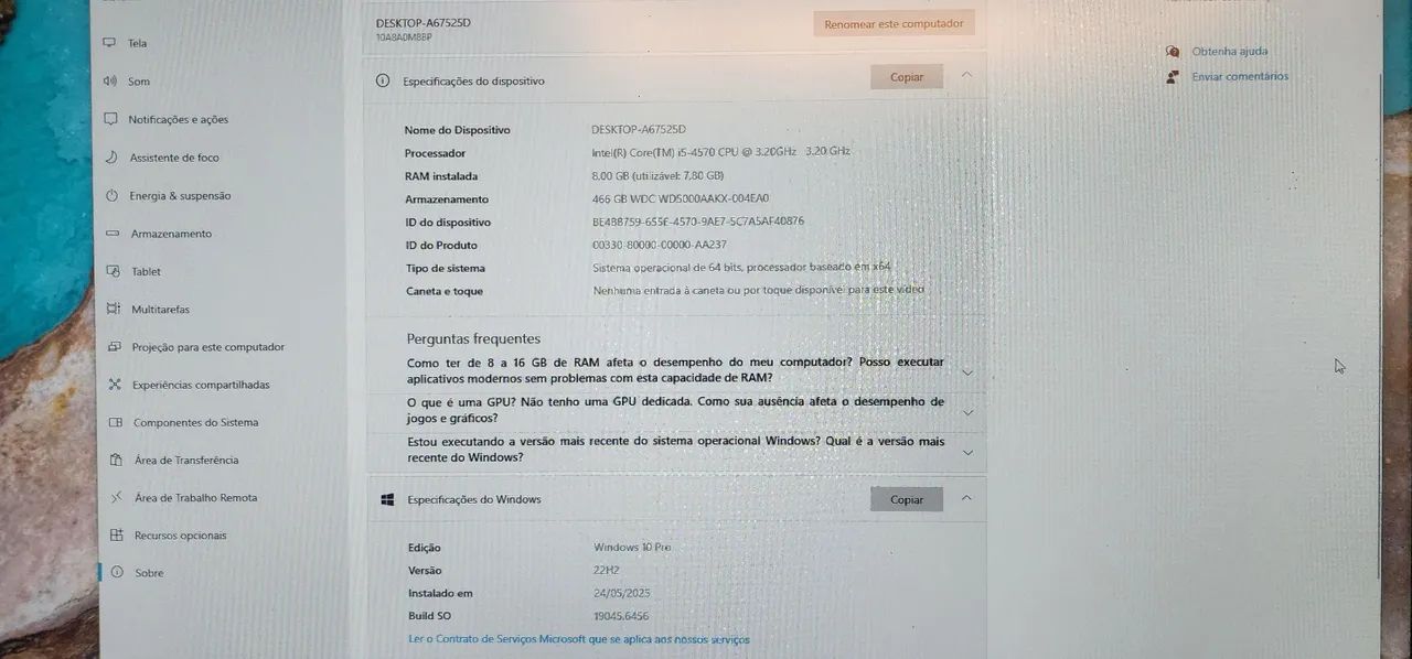 Desktop Thinkpad i5 8GB 3.20GHz - Foto 2
