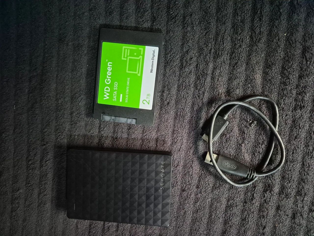 SSD 2tb Sata + Case Completo