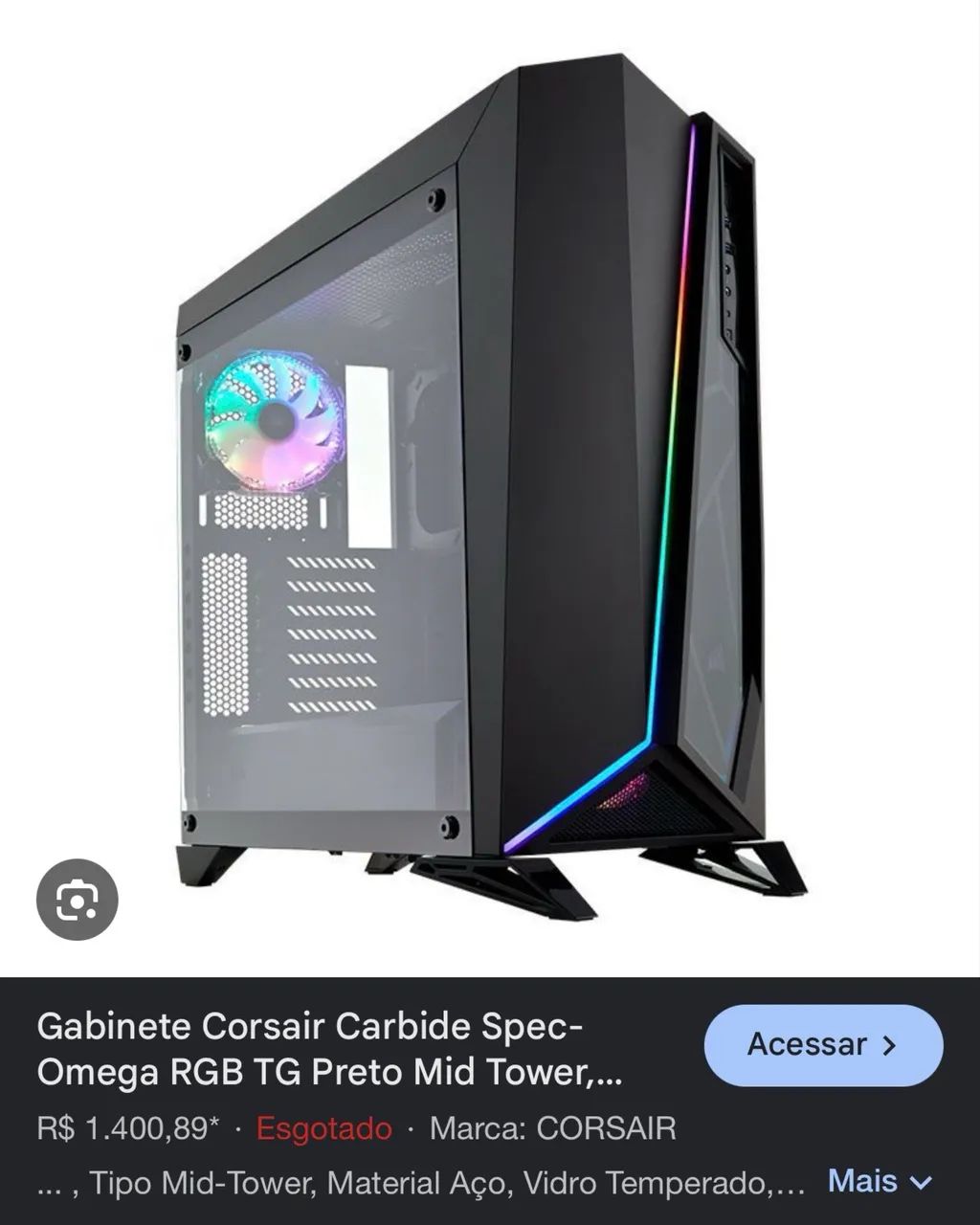 Gabinete Corsair Spec Omega Rgb - Foto 5