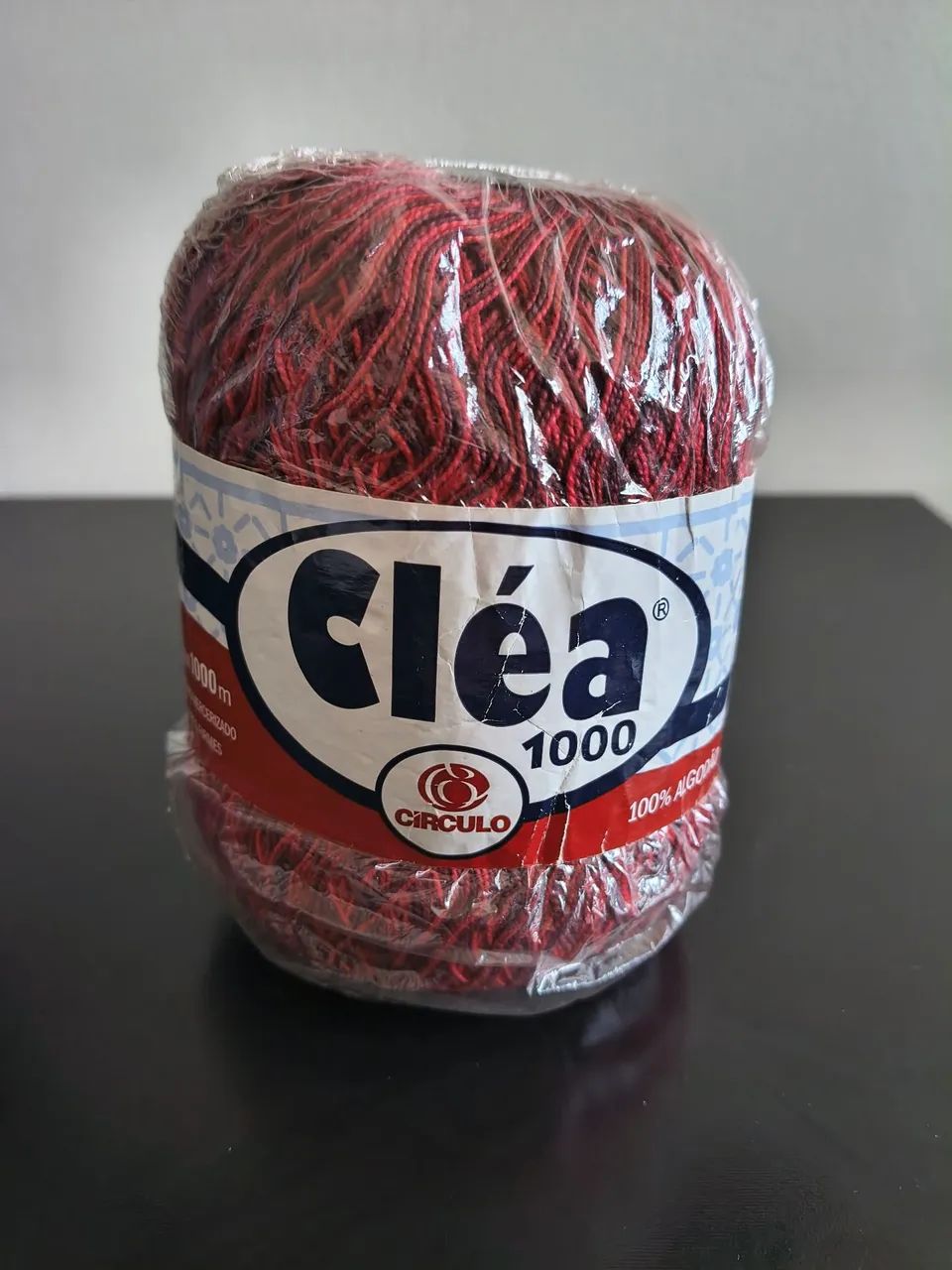 3 Novelos de linha Cléa 1000 100% algodão Cor 9245 Lote 551458  - Foto 4