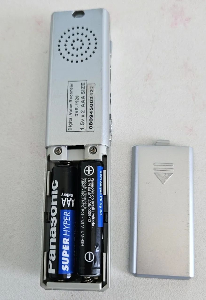 Gravador digital POWERPACK 1920 grava voz ligação telefônica reproduz no PC e fone de ouvi - Foto 5