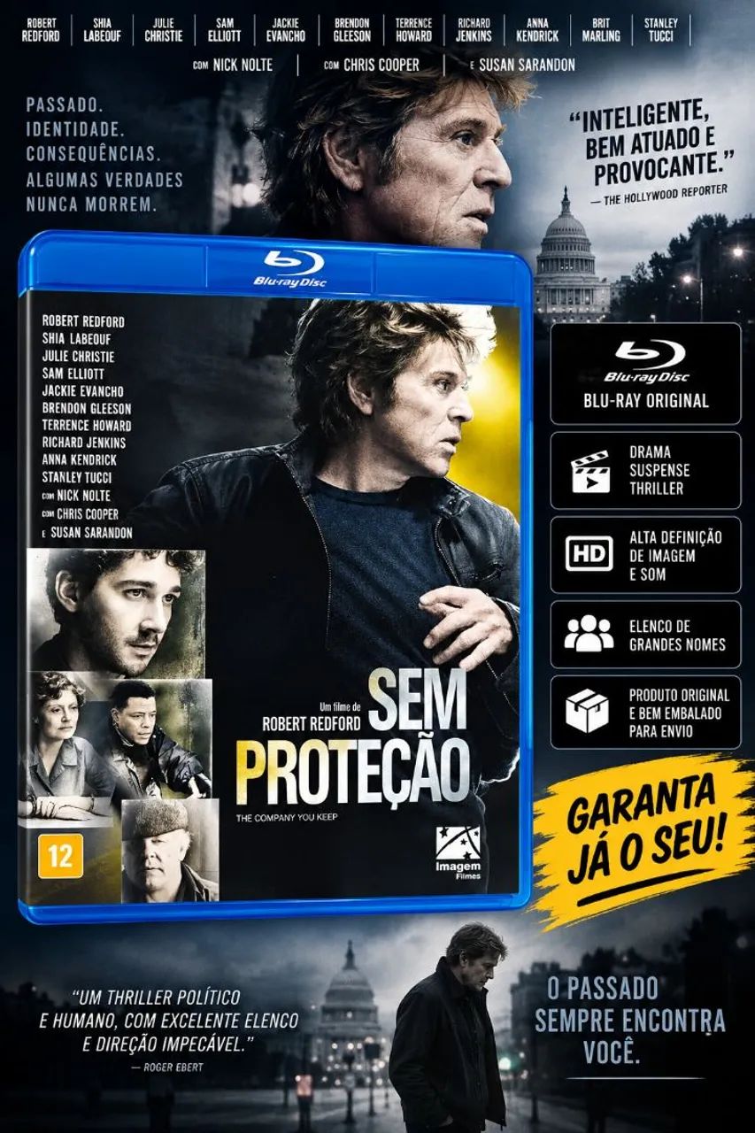Sem Proteção (The Company You Keep) blue-ray 