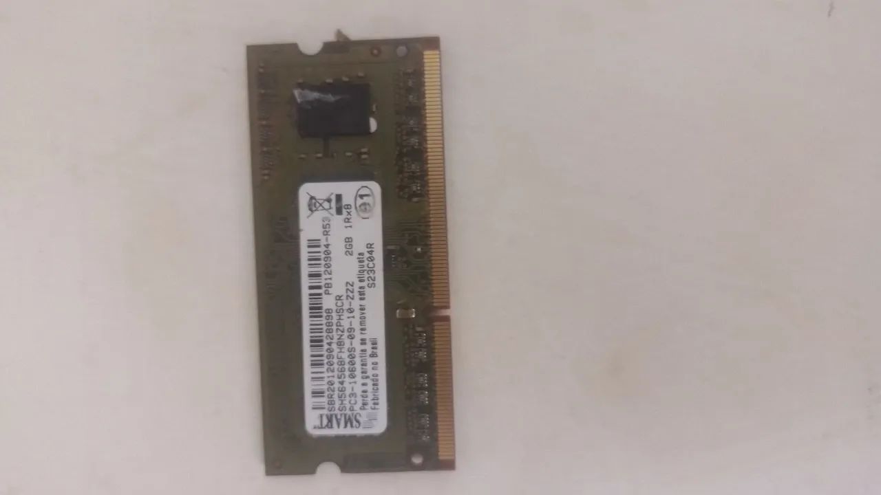 Memória ram 2 gb