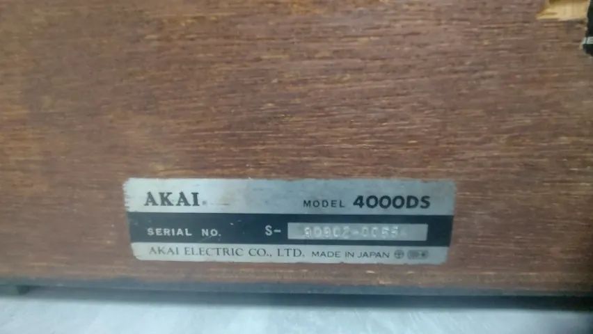 Gravador de Rolo (Gravador de Rolo) AKAI 4.000DS - Foto 3