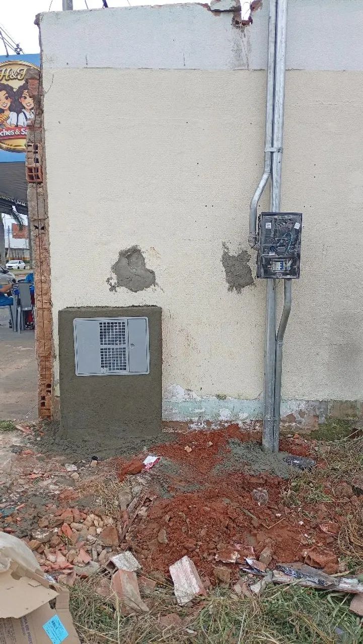Venda e instalação de padrões elétricos caixa Saneago - Foto 3