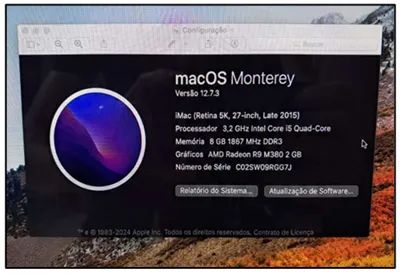 Microcomputador IMAC Apple 27 polegadas - Foto 3