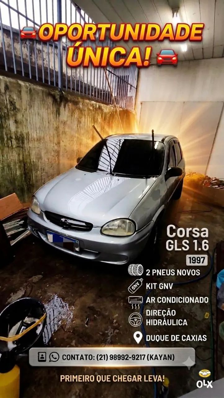 Chevrolet Corsa Sedan GLS 1.6 MPFI 4P 1997