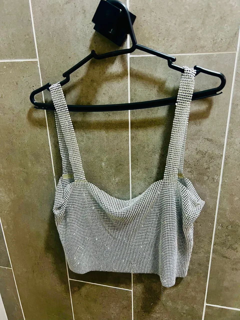 Blusa cropped Renner prata G - Foto 5