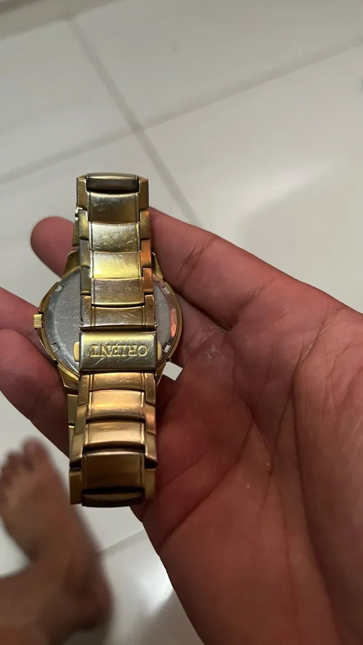 Relógio oriente dourado  - Foto 2