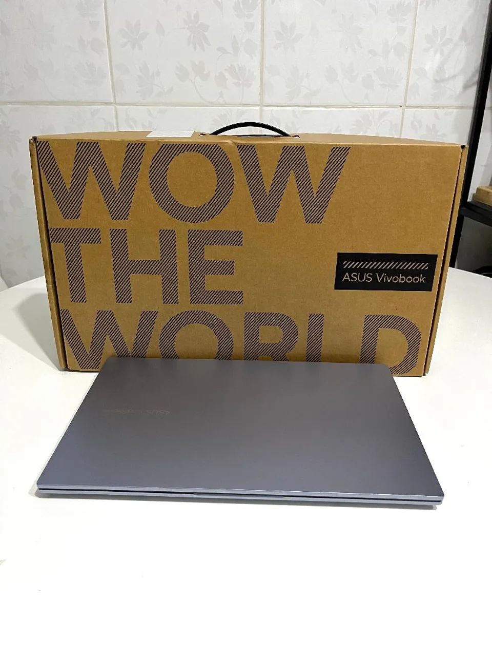 NOTEBOOK ASUS VIVOBOOK RYZEN 5, 20GB RAM, 256SSD COM CAIXA - EM ÓTIMO ESTADO - Foto 2
