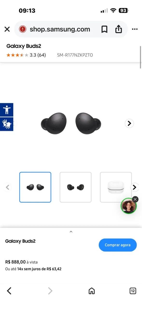 Fone galaxy buds2  - Foto 3