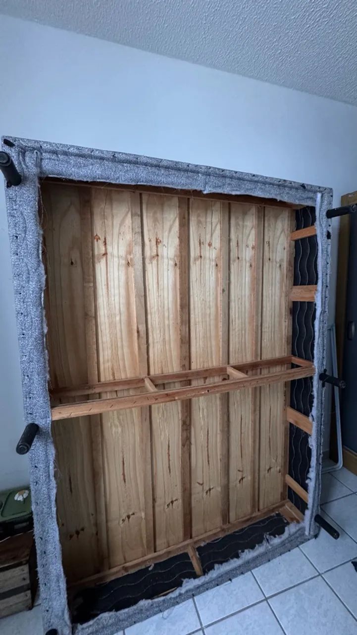 CAMA BOX CASAL COM COLCHÃO  - Foto 4