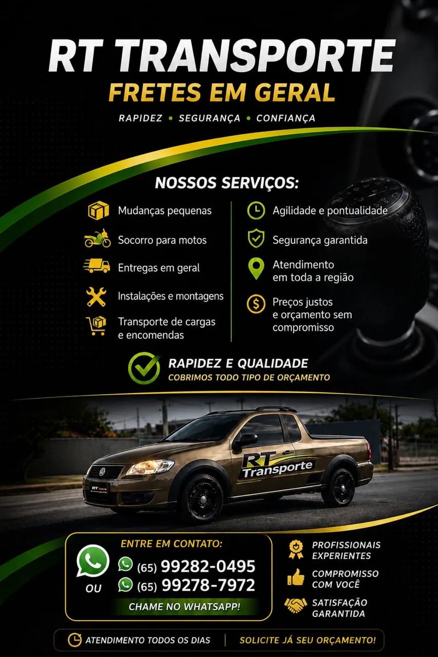 Frete de qualidade 