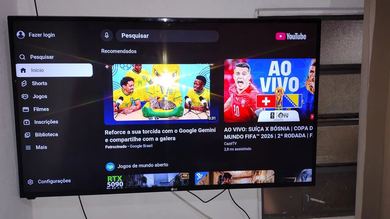 Smart TV Led LG de 43 polegadas Full Hd - Foto 3