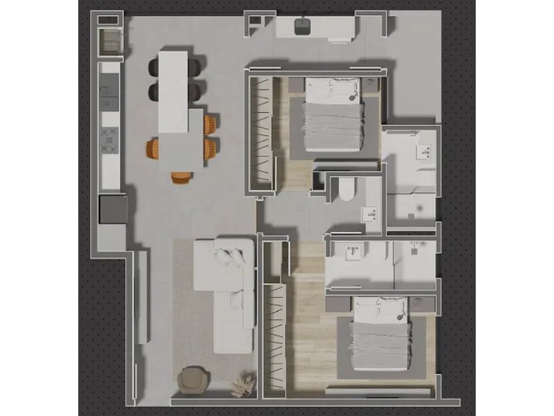 Apartamento INDAIAL - SC - Foto 3