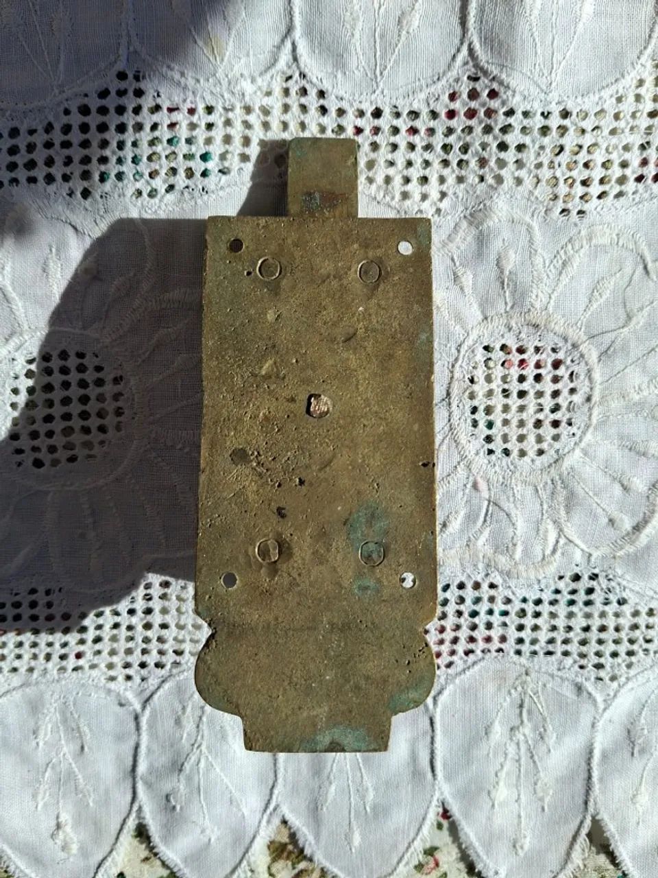 Trinco antigo em bronze  - Foto 3