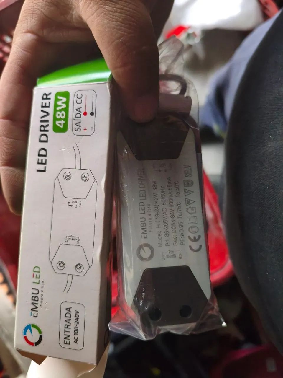Fonte e driver pra lâmpada e fita de led - Foto 2