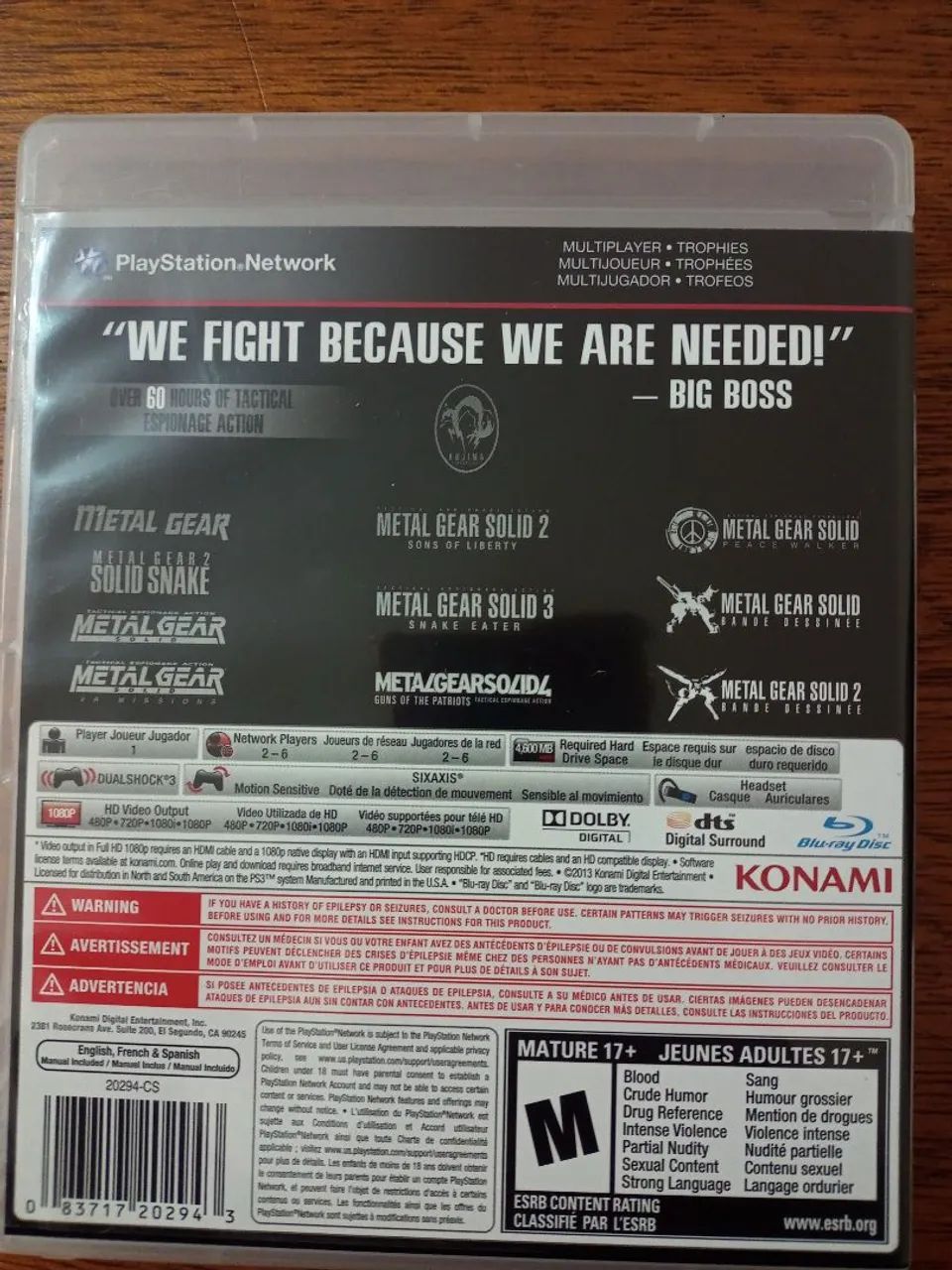 Metal Gear solid Legacy Collection ps3 - Foto 2